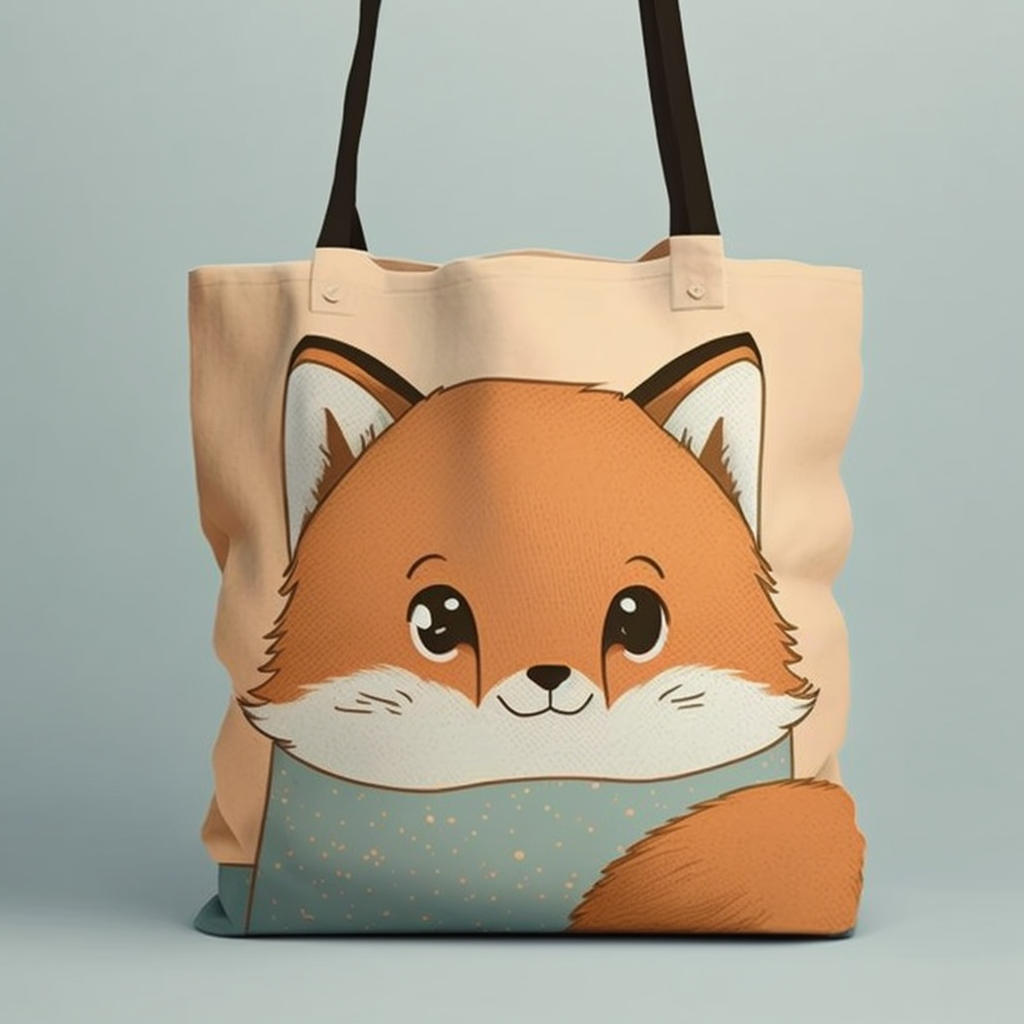fox tote bag